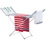 Adler | Foldable electric clothes drying rack | AD 7821 | 220 W | Silver/White | IP22 - 8